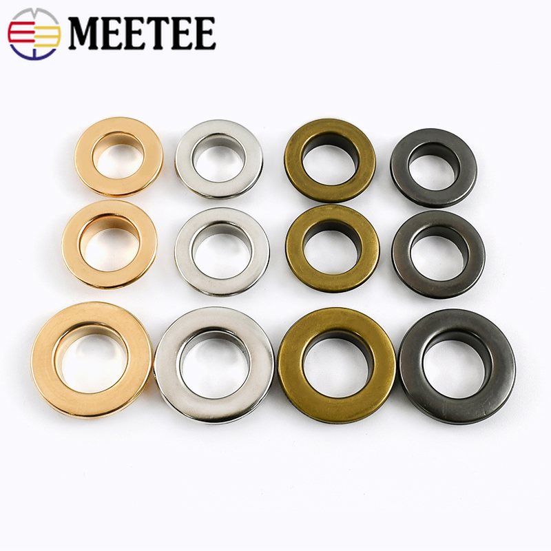 Leatherwork Hardware - 50 Stücke 3,5-15mm Metall Öse O