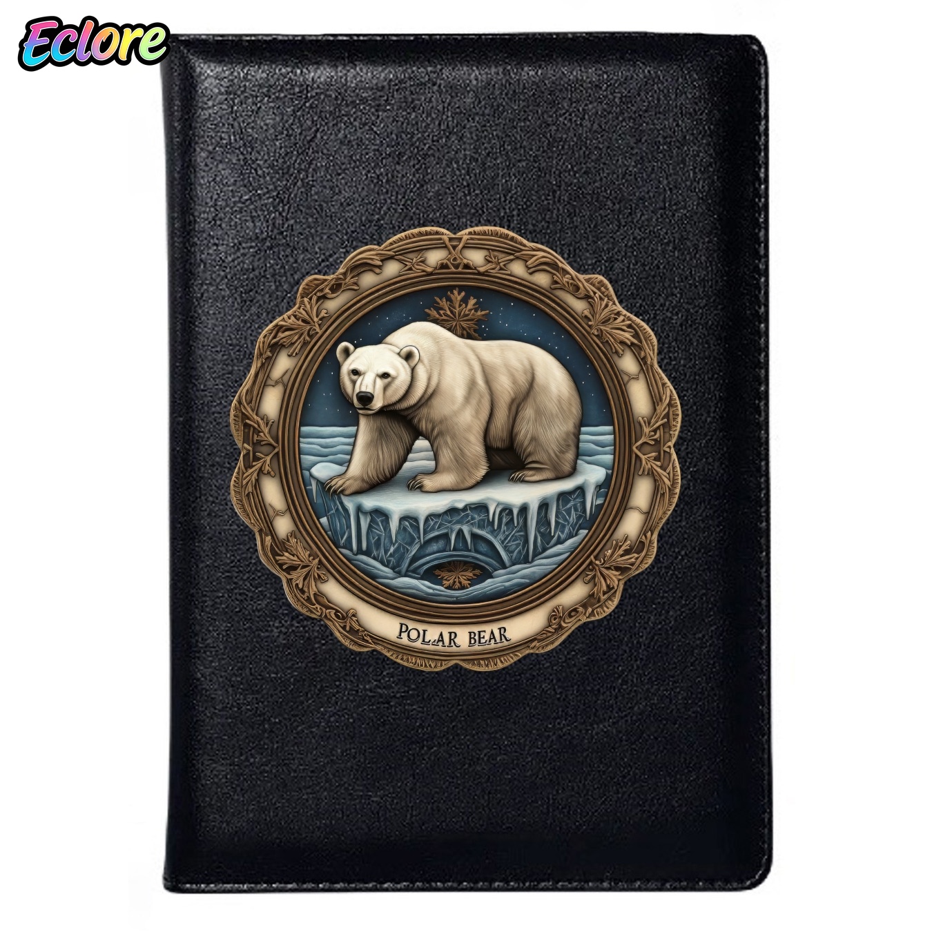 Leather Work Diary Covers - Vintage Geprägtes Bären-A5-Ledernotizbuch Personalisiertes Softcover-Journal mit