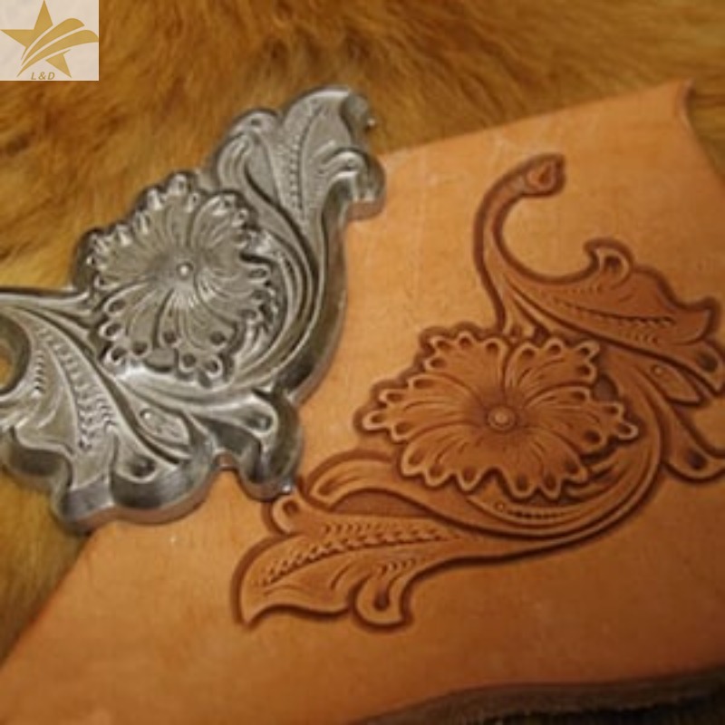 Leatherwork Patterns Free - Leder-Gravurstempel-Form, Blumenmuster, Leder-Schnitzwerkzeug, Handwerkspresse, Retro-Blumen-Lederbearbeitungswerkzeug