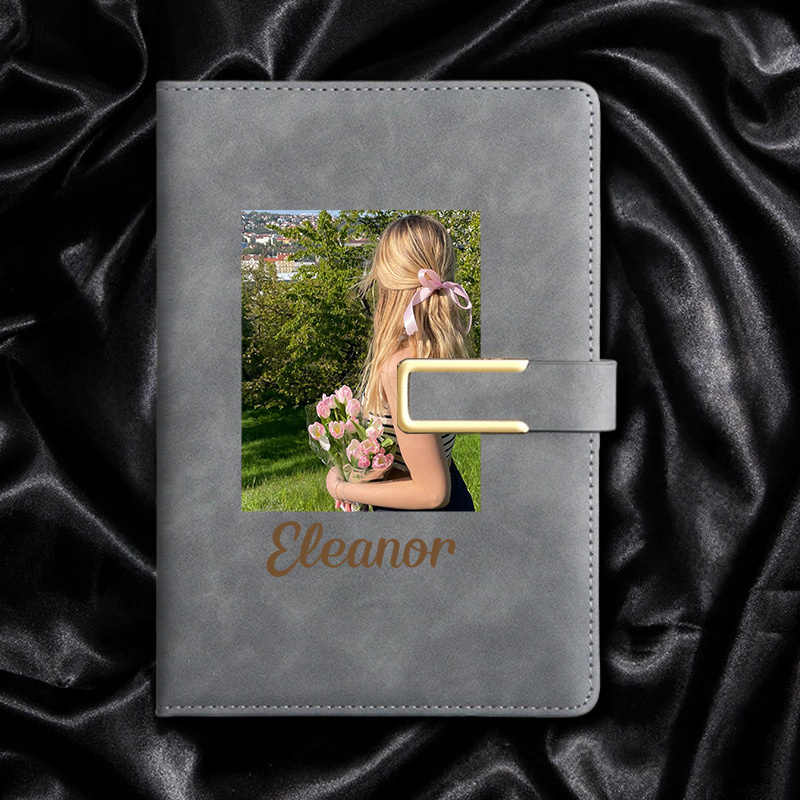 Leather Work Diary Covers - Personalisierbares Notizbuch aus Kunstleder mit individuellem