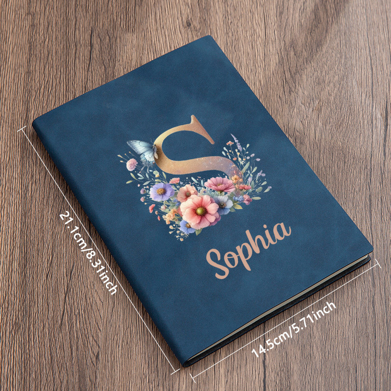 Leather Work Diary Covers - Personalisiertes Notizbuch im A5-Format mit Kunstleder-Einband