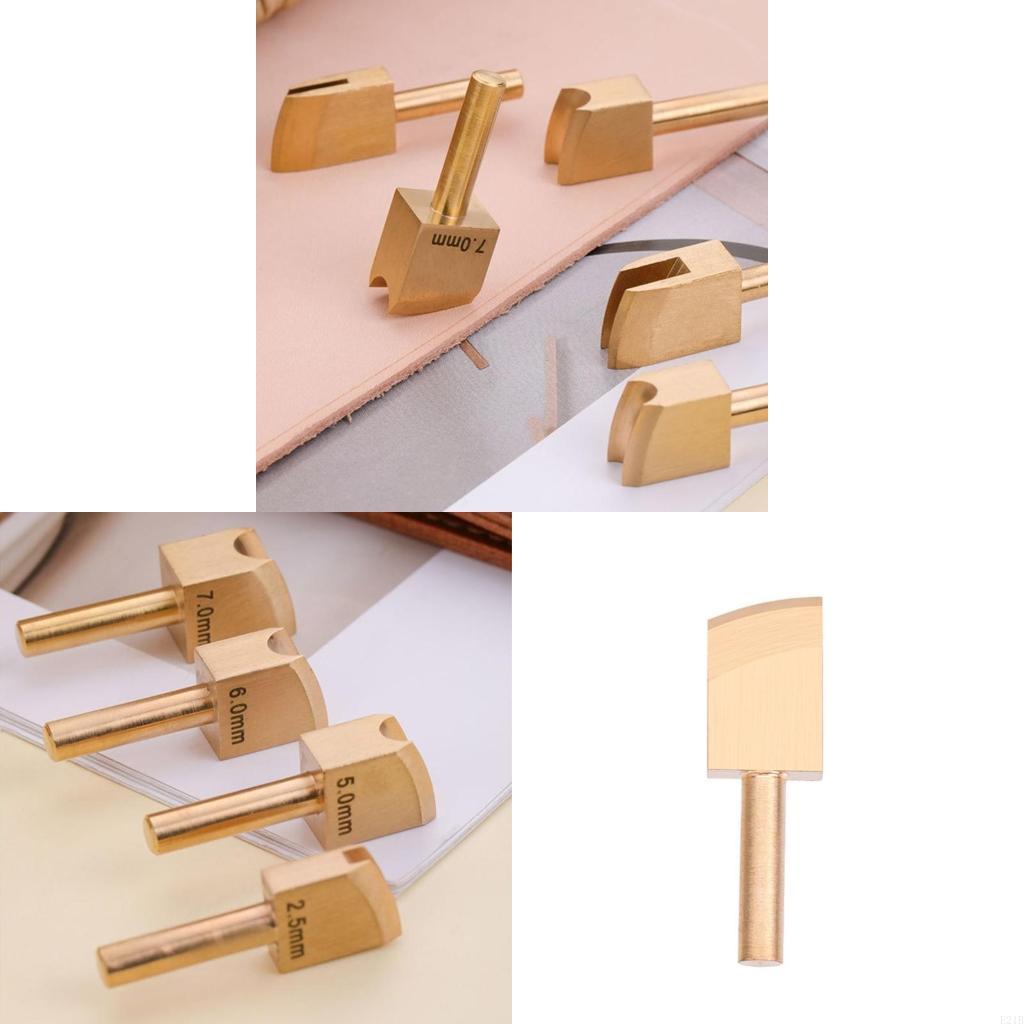 Leatherwork Edge Creaser - Lederkanten-Rillwerkzeug, verschiedene Größen, 1 mm bis