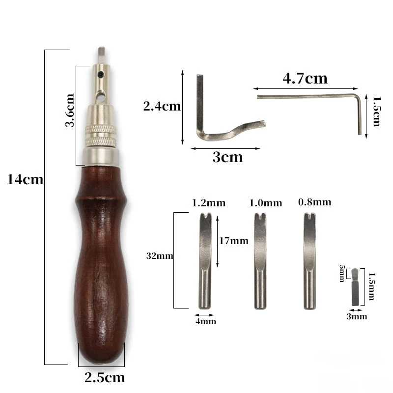 7-in-1 Multifunktionales Leder – Leatherwork Edge Creaser Bewertung und Preis