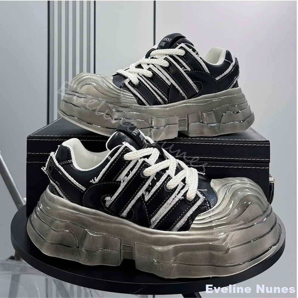 Transparente Plateau-Sneaker f – Unique Leather Work Bewertung und Preis