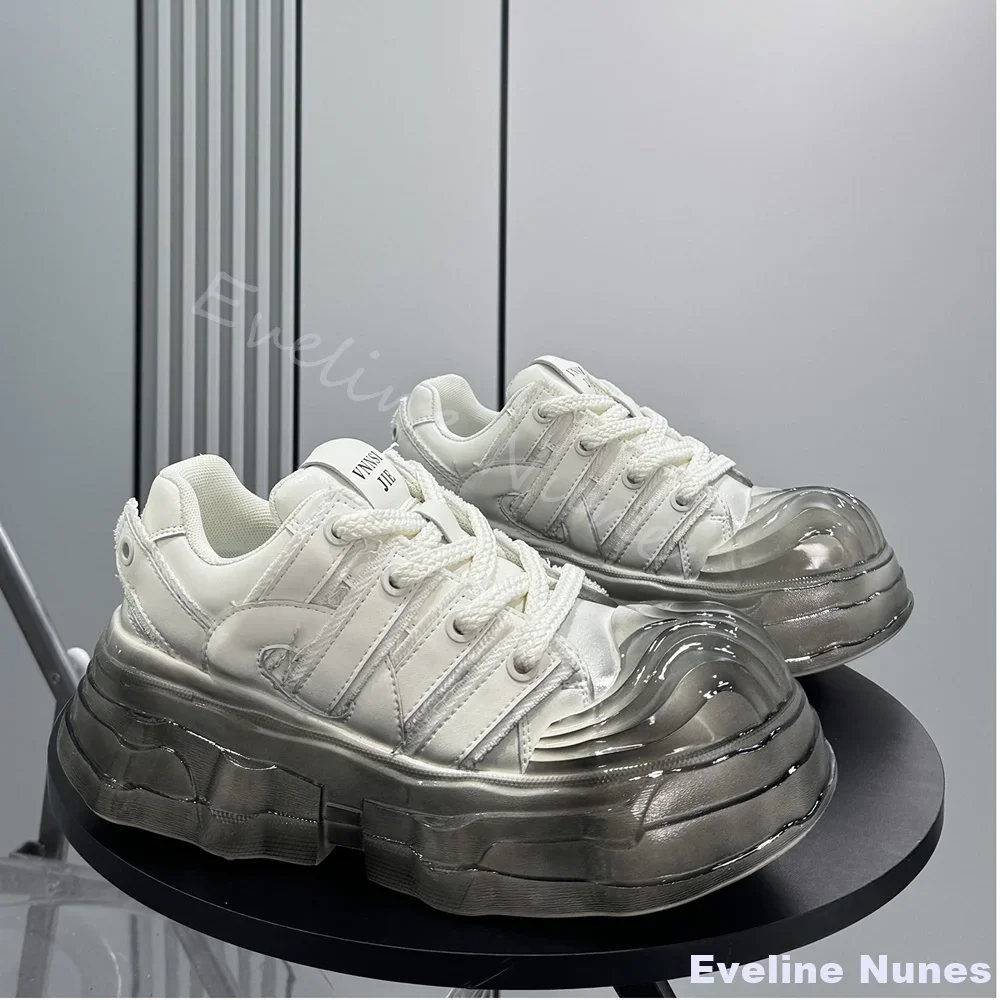 Transparente Plateau-Sneaker f – Unique Leather Work Bewertung und Preis