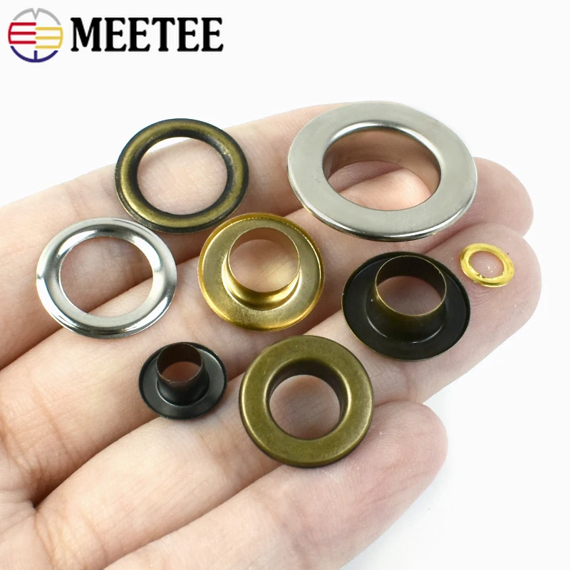 50 Stücke 3,5-15mm Metall Öse  – Leatherwork Hardware Bewertung und Preis