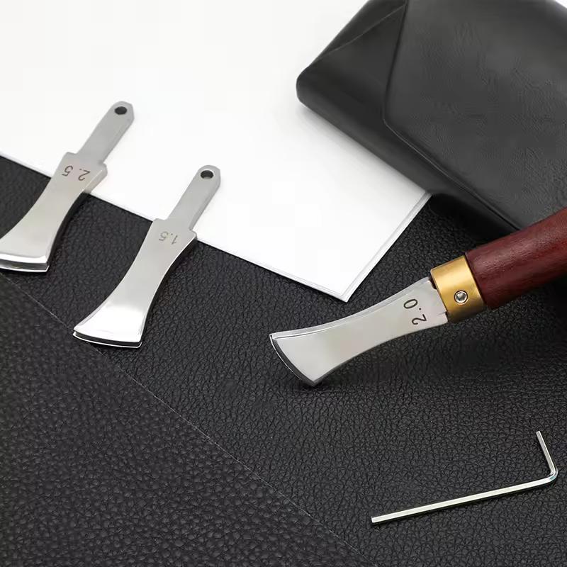 4-teiliges Leder-Kantenfaltwer – Leatherwork Edge Creaser Bewertung und Preis
