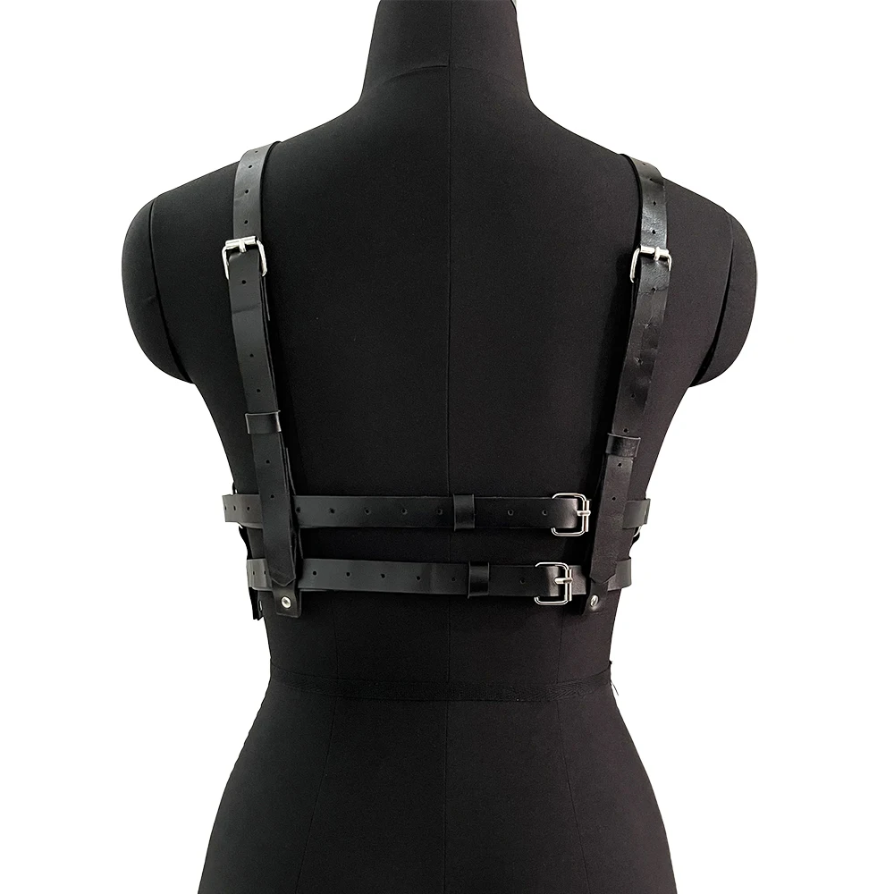 Sexy Dessous für Frauen Brustg – Leather Work Harness Bewertung und Preis