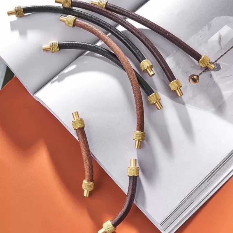 Messing + Leder Schrankgriffe  – Leatherwork Hardware Bewertung und Preis