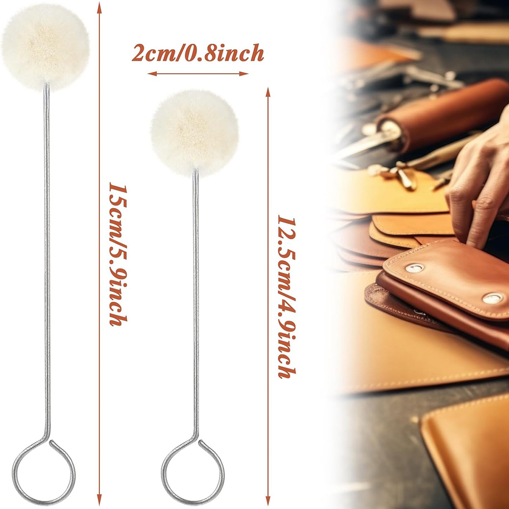 10/30 stücke Leder Wolle Kugel – Leather Dye Finish Bewertung und Preis
