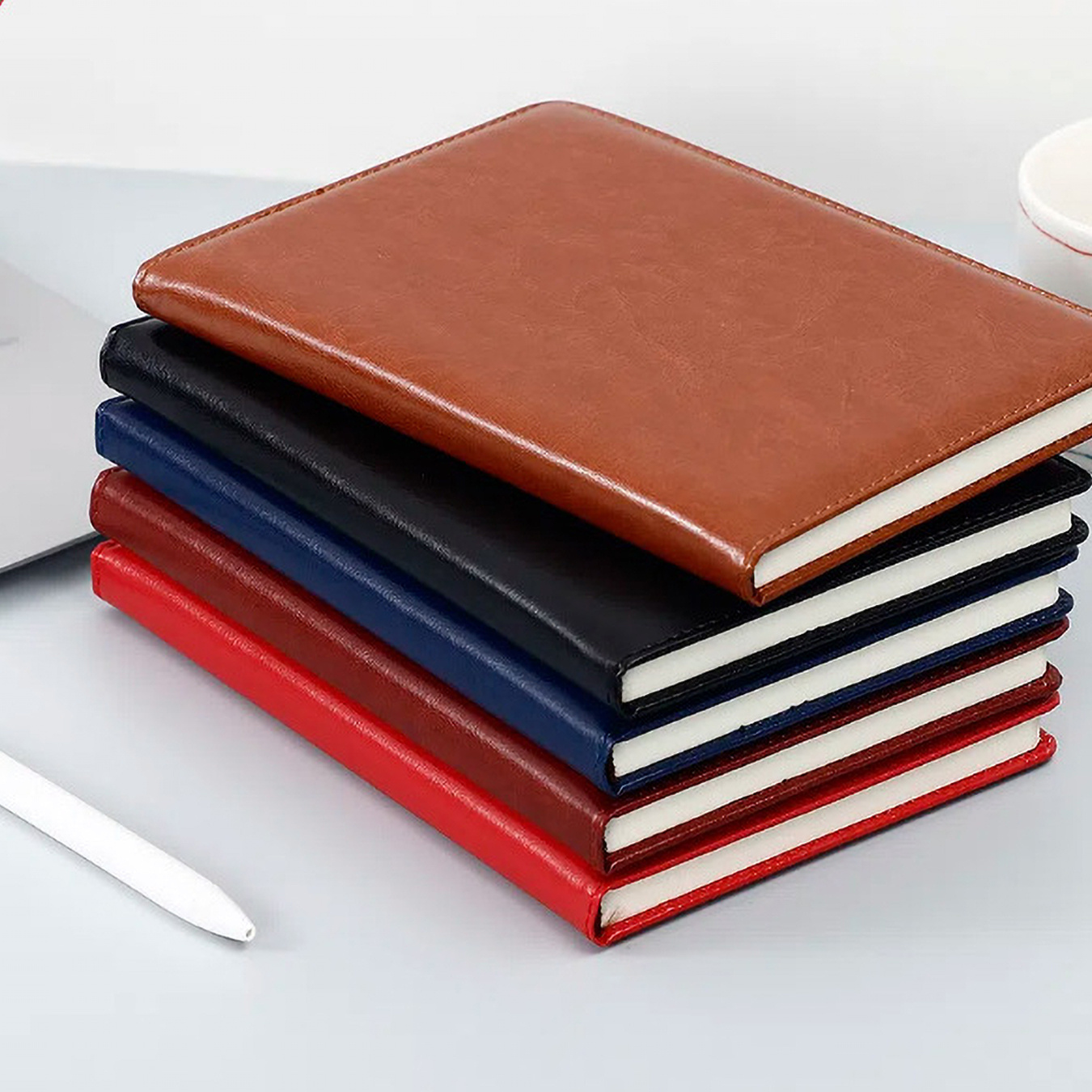 Blumiges PU-Leder Notizbuch mi – Leather Work Diary Covers Bewertung und Preis