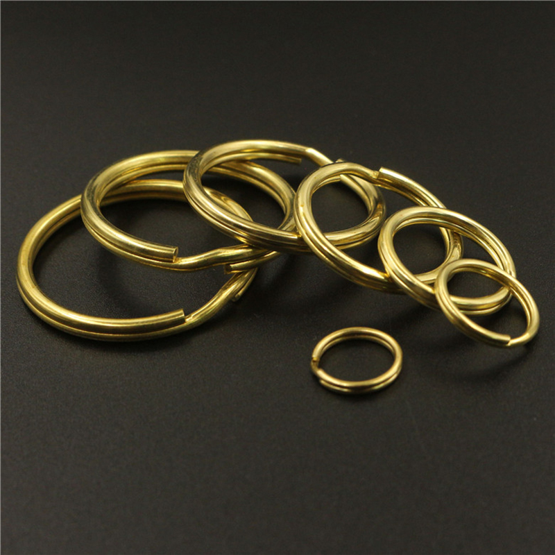 5 Stück geteilte Ringe aus mas – Leatherwork Hardware Bewertung und Preis