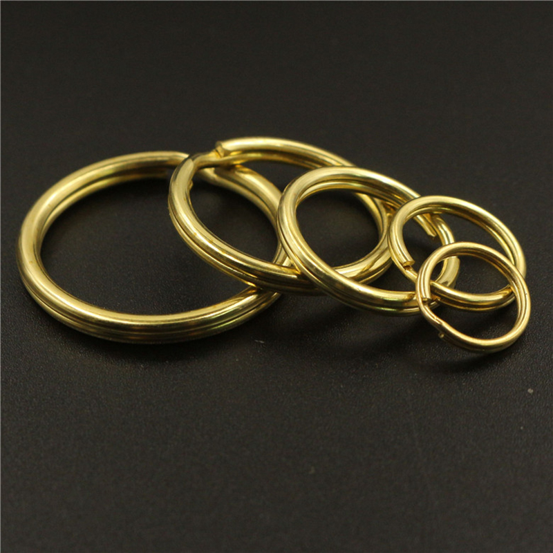 5 Stück geteilte Ringe aus mas – Leatherwork Hardware Bewertung und Preis