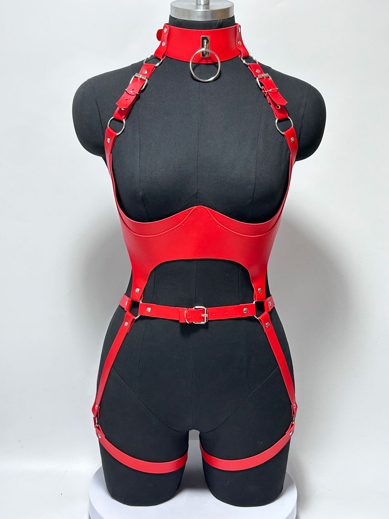 Damen Mode Punk-Stil Kunstlede – Leather Work Harness Bewertung und Preis