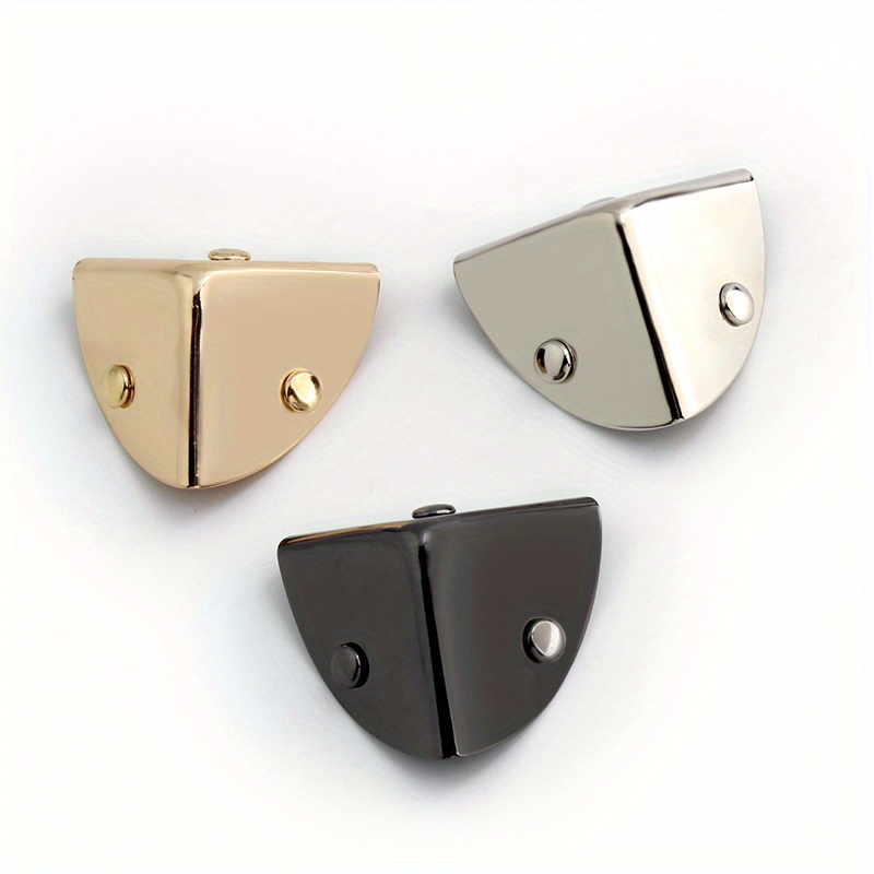 4PCS Metall Dreieck Ecke Schut – Leatherwork Hardware Bewertung und Preis