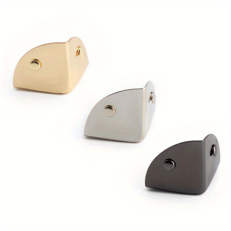 4PCS Metall Dreieck Ecke Schut – Leatherwork Hardware Bewertung und Preis